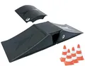 Aktion: Best Skater Doppelrampen-Set für Skateboard, Waveboard, Skaterrampe 8tlg
