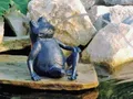 Ubbink Wasserspeier Frosch Gartendekoration Teichdekoration