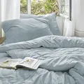 Irisette Seersucker Bettwäsche Easy Granby 140x200 cm + 70x90 cm | jade - grün
