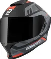 Bogotto Phantom Codex Fiberglass Helm, schwarz/grau/rot, XL