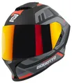 Bogotto Motorradhelm Phantom Codex Fiberglass Helm, vorbereitet für Kommunikationssystem,Notfallsystem-Polsterung (EQ