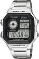 Casio Quarz Armbanduhr AE-1200WHD-1AVEF (B x H x T) 42.1 x 45 x 12.5mm Gehäusematerial=Harz Material (Armband)=Edelstahl