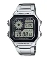 Herrenuhr CASIO AE-1200WHD-1AVEF Edelstahl Chrono Sub 100mt VINTAGE