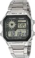 Casio AE-1200WHD-1AVEF Herrenuhr Digital Edelstahl Armband, 43 mm