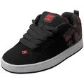 DC Shoes COURT GRAFFIK Skate Trainer Herren Schwarz Rot - 42.5 EU