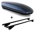 Skibox MAA460G+Alu-Relingträger aufl. Reling für für Mitsubishi Outlander PHEV a