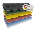 BAUHELD Unterlegplatte Kunststoff Abstandshalter, 50-St., Set 1-6mm, Made in Germany, Verglasungsklötze Abstandhalter