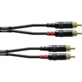Cordial CFU 3 CC Audio Adapterkabel [2x Cinch-Stecker - 2x Cinch-Stecker] 3.00 m