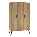 Schardt Morris Oak Schrank 3 Türen Dekor Artisan Oak 194x120x53 cm TOP