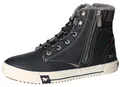 MUSTANG Herren Sneaker High Top Stiefelette Reißverschluss Warmfutter 4172-604, Größe:44 EU, Farbe:Blau