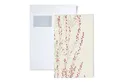 Profhome Vinyltapete 1 MUSTERSTÜCK S-372674-GU DIN A4 MUSTER der Tapete, botanisch, geblümt, matt, (1 Musterblatt, ca. A5-A4), rot, beige