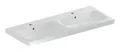 Geberit iCon Light Doppelwaschtisch mit Hahnloch mit Überlauf 1200 x 480 mm - Weiß - 501838001