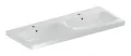 Geberit iCon Light Doppelwaschtisch mit Hahnloch mit Überlauf 1200 x 480 mm -...