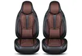 BREMER SITZBEZÜGE Autositzbezug für Mercedes B-Klasse W246 Bj 2011-18 DS9, Set, 2-tlg., Schonbezüge Sitzbezüge Fahrer und Beifahrer, in Schwarz/Coffee