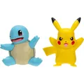Jazwares Pokémon Battle Figure First Partner Set Figuren 2er-Pack Shiggy #2, Pikachu #9 (92735)