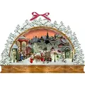 Wand-Adventskalender - Nostalgischer Lichterbogen