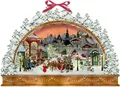 Wand-Adventskalender – Nostalgischer Lichterbogen