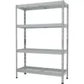 Ar - Metallsteckregal 180x120x45 Cm Schwerlastregal Lagerregal Werkstattregal Regal