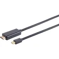 S-Conn Displayport-Kabel 10-53045, 3m, Mini DP 1.2 Stecker / HDMI A Stecker