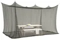 ELEGANCIO Moskitonetz für Innen und Außen 300 x 500 x 250 cm 220 Mesh Outdoor & Indoor XXL Mosquito net Insektenschutznetz Mückennetz für Zelt Wohnwagen (schwarz 5m lang)