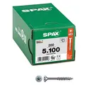 SPAX Universalschrauben T20 Senkkopf WIROX 0191010501005 5 mm x 100 mm, 200 St.