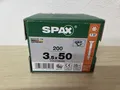SPAX Universalschraube - 3,5 x 50mm, 200 Stück
