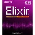 Elixir 11077 Nanoweb Acoustic Bronze 12-56