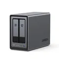 UGREEN NASync DXP2800, 2-Bay Desktop-NAS, Intel N100 Quad Core Prozessor, 8 GB DDR5 RAM, 2,5 GbE Ethernet, 2 × M.2 NVMe-Steckplätze, HDMI 4K, Netzwerkspeicher für Zuhause und Büro (Ohne Festplatten)