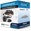 ECS E-Satz 13polig fahrzeugspezifisch passend für Opel Corsa C Combo NEU