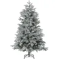 Künstlicher Weihnachtsbaum Mit Schnee Bassie 210 Cm Weiß