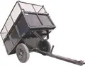 Rasentraktor Anhänger Kippanhänger 300 kg kippbar mit Kupplung