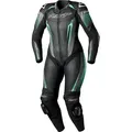 RST TracTech Evo 5, Lederkombi 1tlg. perforiert Damen - Schwarz/Grau/Türkis - M