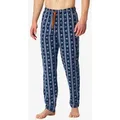 Schiesser Pyjamahose Mix Relax Schlafhose, Nacht Hose, Loungehose blau 54