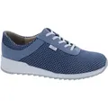 Finn Comfort Halbschuh Cerritos 2385-902740, Nubukleder u. Textil, Hellblau, Fußbett zum Wechseln 40 1/2 - Blau - 40,5