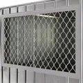 Globel Befestigungs-Kit für Fenster- und Paneele 2 Silber-Metallic