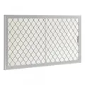 Globel Fenster-Kit 2 Seitenfenster & 2 Ersatzpaneelen Silber für Skillion, Lean
