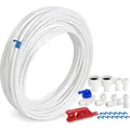 Wasserschlauch 15m Universal Anschluss-Set für Kühlschrank Wasserleitung