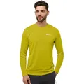 Jack Wolfskin Langarmshirt VONNAN LS T M gelb S (48)