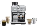 DELONGHI La Specialista Arte EC9155.MB - 8 Mahlgrade und vorprogrammierte Kaffee-Rezepte, Siebträger Espressomaschine Edelstahl/Schwarz
