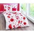 Kaeppel Baumwoll-Seersucker Bettwäsche »Scarlett Poppies« 080/402  – erhältlich in 2 Größen