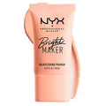NYX Professional Makeup Primer, Bright Maker, Makeup Basis, Vegane Formel, Aufhellender Primer mit Papaya-Extrakt & Haut-Conditionern, 20 ml