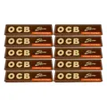 OCB Unbleached Virgin Slim King Size Papers ungebleichte Blättchen NEU 5 Boxen (250 Heftchen/Booklets)