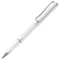 LAMY Tintenroller safari roll-ink mit T10 Tintenpatrone, white/weiß