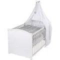 BABYBETT Sterne 2 70 x 140 cm inkl. Textilien