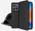 FÜR MOTOROLA EDGE 60 PRO 5G - SMART MAGNETIC Schutz Hülle Handy Tasche SCHWARZ