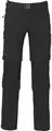 Bergson Outdoorhose QUEENSLAND Doppel Zipp-Off mit T-ZIPP Herren Wanderhose, vielseitig, pflegeleicht, Normalgrößen, schwarz