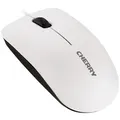 CHERRY MC 1000 kabelgebundene Maus, Infrarot Sensor, USB, 3 Tasten, 1.200 dpi, weiß/grau