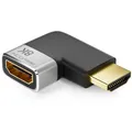 HDMI Adapter Stecker Verbinder Links Gewinkelt ALU 8K@60Hz 4K@120Hz ARC HDR10+