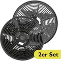 Bomann KF 571 2 Stück, Aktivkohlefilter für DU 774/7602 schwarz (13564)