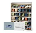 small foot Display Buchstabenzug Polar aus Holz, 180-teilig mit Waggons, Loks und Buchstaben, kombinierbar, 12597